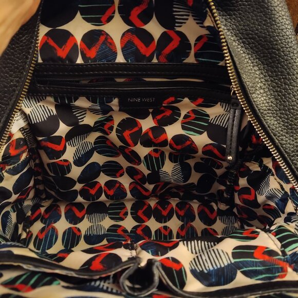 NINE WEST Leather Backpack - Picture 6 of 9